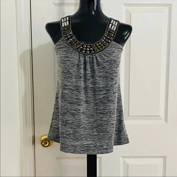 IZ Byer Embellished Neck Tank Top size XS - Picture 1 of 8
